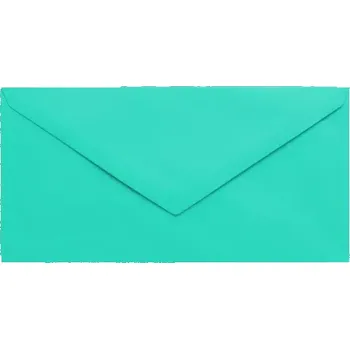 Obálka Poštovní obálka tyrkysová DL (110x220mm)