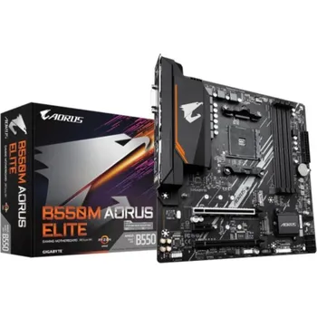 Základní deska GIGABYTE MB Sc AM4 B550M AORUS ELITE, AMD B550, 4xDDR4, 1xHDMI, 1xDVI, mATX