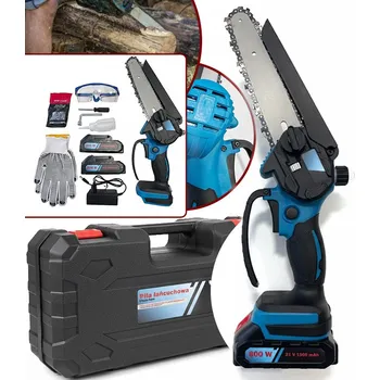 Motorová pila Akumulátorová řetězová pila G1098 2x 1,5 Ah + nabíječka + kufr