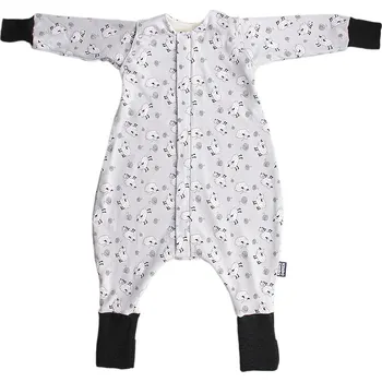 Kaarsgaren Merino spací pytel s rukávy 70 cm bio ovečky černé nohavice