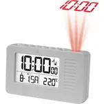 AURIOL Radiobudík s projekcí času bílý