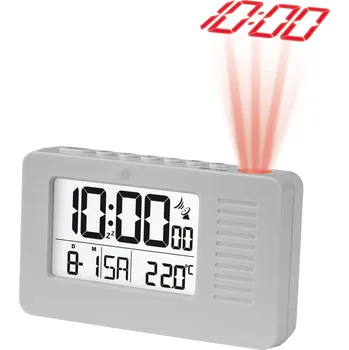 Radiobudík AURIOL Radiobudík s projekcí času bílý