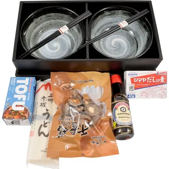 Set na přípravu udon polévky + set misek