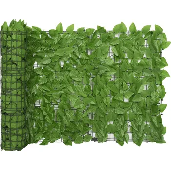 Stínicí technika Balkónová zástěna se zelenými listy 300 x 75 cm - 8720286193105