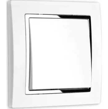 vypínač a zásuvka Elhard Vypínač Vera Elegant schodišťový č.6, bílý - kompletní