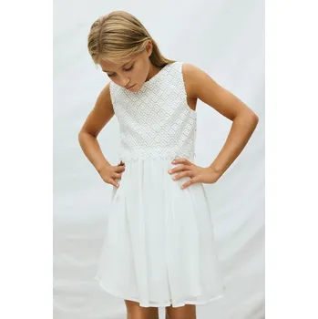 Dívčí šaty Dívčí šaty Mayoral 6905.8A.Junior.PPY2 bílá 00X, vel. 152