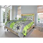 Krepové povlečení Koso růžové 70 x 90, 140 x 200 cm