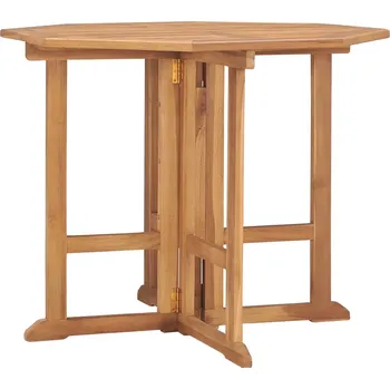 Zahradní stůl Skládací zahradní jídelní stůl 90 x 90 x 75 cm masivní teak - 8720286208496