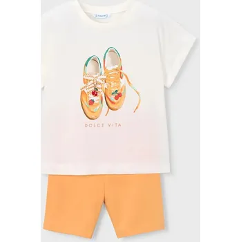 Dětská souprava Mayoral 3731.6K.Mini.PPY2 oranžová 20X, vel. 110