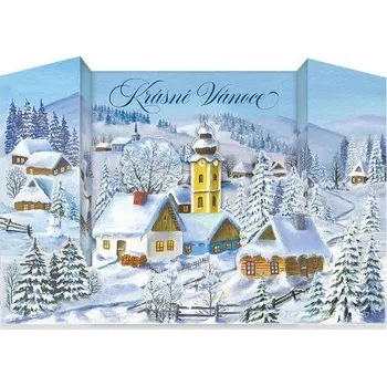 ARGUS Vánoční přání skládací 71-683c