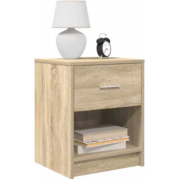 Noční stolek Noční stolky 2 ks se zásuvkou dub sonoma 40 x 34 x 50 cm - 8721158576514