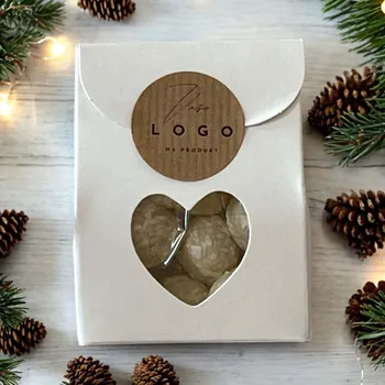 Firemní dárek na míru - SRDCOVÝ SÁČEK S OŘECHY -