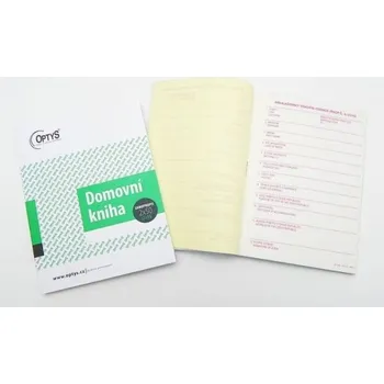 Kniha domovní pro cizince NCR, propis., /OP1289/