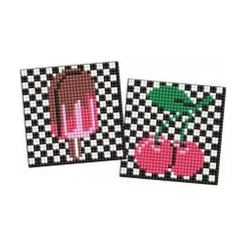 Set školních potřeb Diamentowa mozaika na magnes - LOL Surprise! Lód