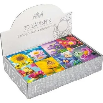 Zápisník ARGUS Trhací zápisník s magnetem 3D efekt 11160005