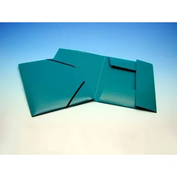 Archivační box Složka A4 3 klopy s gumou zelená KP /2-535/