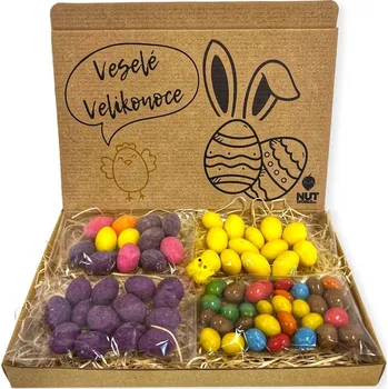 Nutworld.cz Dárková krabička 4x80g VELIKONOČNÍ