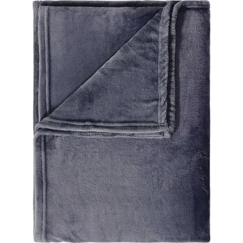 deka Butlers LAZY DAYS Flísová deka 200 x 150 cm - antracitová