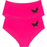 Dámské bezešvé kalhotky GreeNice Art: 6585 ( 2ks vbalení ) Barva: Růžová, Velikost: M/L