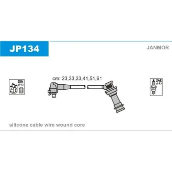 Zapalovací kabel JANMOR Sada kabelů pro zapalování JNM JP134