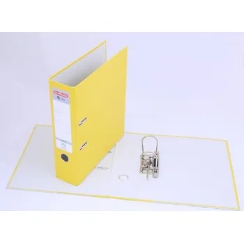 Pořadač A4 8cm PP žlutý, Q.file /11167442/