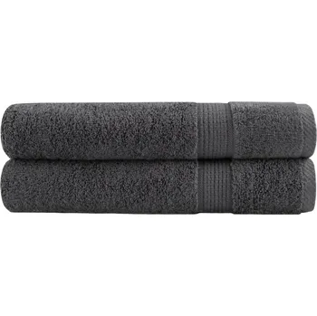Utěrka Premium ručníky SOLUND 2ks antracitové 100x200 cm 600 g/m² - 8721012148130