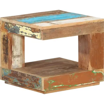Konferenční stolek Konferenční stolek 45 x 45 x 40 cm masivní recyklované dřevo - 8720286668689