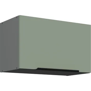 Kuchyňská skříňka Digestořová skříňka LUNARA - šířka 60 cm, zelená / antracit