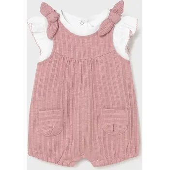 Kojenecký overall Kojenecká sada Mayoral Newborn 1649.2J.Newborn.PPY2 růžová 30X, vel. 86