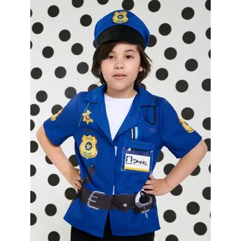 Karnevalový kostým Sinsay - Karnevalový kostým policisty - indigo - 748HO-57X - 748HO-57X-3Y4