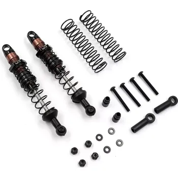RC náhradní díl Yeah Racing Hliníkové olejové tlumiče Cobra Dual, černé 90mm ( 2 ks )