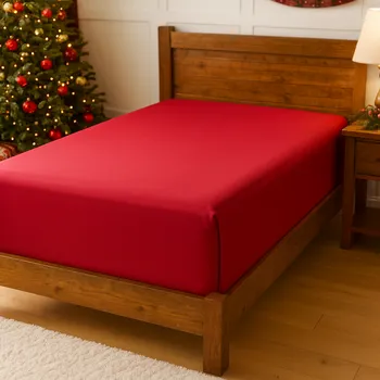 Prostěradlo Klasické prostěradlo 220 x 240 cm - červené