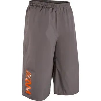 Pánské kraťasy ROCKRIDER Nepromokavé svrchní kraťasy na MTB 2XL ČERNÁ|ŠEDÁ