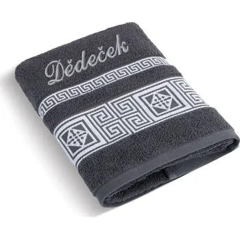Ručník Froté ručník s výšivkou DĚDEČEK