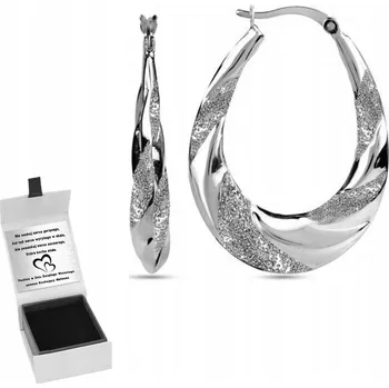 Náušnice STŘÍBRNÉ NÁUŠNICE ANGLICKÉ ZLACENÉ RHODIEM STŘÍBRO O RYZOSTI 925 GRAVÍROVÁNÍ