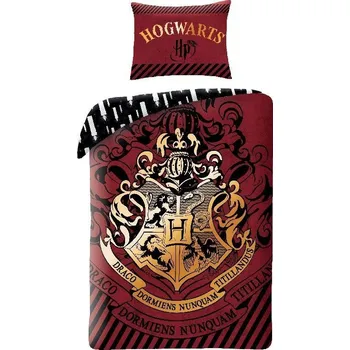 Povlečení Povlečení Harry Potter burgund Bavlna, 140x200, 70x90 cm