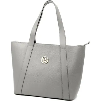 Kabelka Dámská kabelka Gregorio 1731 DOLLARO světle šedá + doprava zdarma