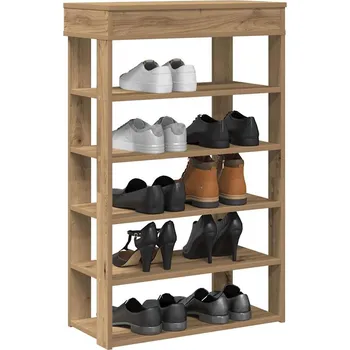 Botník Botník dub artisan 60x30x98 cm kompozitní dřevo - 8721158649621