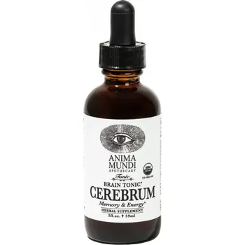 Přípravek na podporu paměti a spánku Anima Mundi Organic Cerebrum Brain Tonic, 59 ml Doplněk stravy