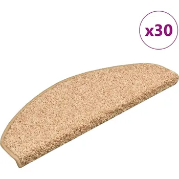 Nášlap na schod Schodové rohože 30 ks 65 x 21 x 4 cm zlaté, půlkulaté, velké - 8721288459404