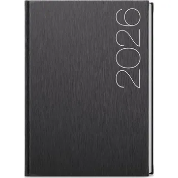 Diář BALOUŠEK TISK Diář denní - David - ForMen - A5 - Black 2026 / 20,5cm x 14,3cm / BDD30-2-26