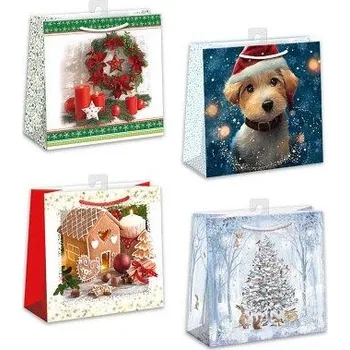 Dárková taška ARGUS Dárková papírová taška (16 x 16 cm) mix 12 ks 08230003h