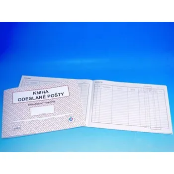 Kniha odeslané pošty A4, 40str. /ET360/