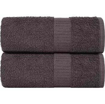 Utěrka Ručníky pro hosty 2 ks antracitová 30x50cm 360 g/m² 100% bavlna - 8721012143180