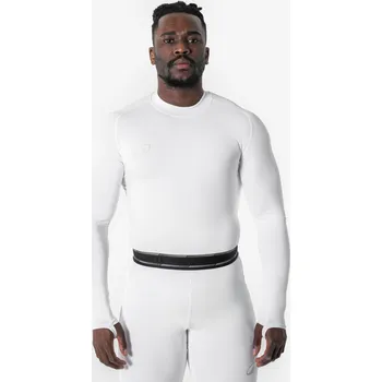 Pánské tričko KIPSTA Spodní termo triko s dlouhým rukávem Keepdry Club Light pro dospělé 2XL BÍLÁ