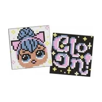 Set školních potřeb Diamentowa mozaika na magnes - LOL Surprise! Napis