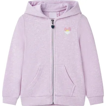 Chlapecké tričko Dětská mikina s kapucí na zip mix lila 92 - 8721012005556