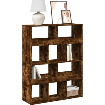 Knihovna Knihovna kouřový dub 100 x 33 x 125,5 cm kompozitní dřevo - 8721158401960