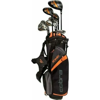 Golfová hůl Cobra Golf King JR 10-12 Complete Set Black Pravá ruka Graphite Junior Golfový set