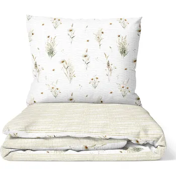 Povlečení DARRÉ Krepové povlečení Polní kvítí Velikost: 140 x 220 + 70 x 90